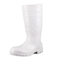 Bota Prof PVC Branca Cano Longo Sem Forro Sem Bico 85BPL600SF Tamanho 44 CA 37455 Bracol