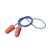 Protetor Auditivo Plug Silicone Laranja Cordão Poliester Azul 009 - CA 11512 - Maxxi Royal