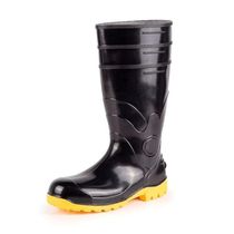 Bota Prof PVC Preta Cano Longo Sem Forro Sem Bico 85BPL600SF Tamanho 33 CA 37455 Bracol