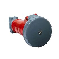 Tomada Industrial Não Metálica Extensão Móvel/Acoplamento Fêmea Tripolar + Terra 32A 380/440V Vermelho S4256W Steck