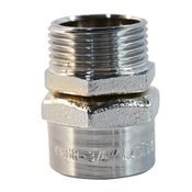 Conector Reto Macho Giratorio Latao Sem Vedação Rosca Npt 3/4" Indel - CMGR - INDEL
