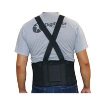 Cinturão Ergonômico Preto Com Faixa Refletiva Suspensório Elástico P - ADVANCE C-630 - Digitador