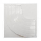 Curva Canaleta Vertical Externa Alumínio Branca 25x30mm Plana Ranhurada - DT3824230 - DUTOTEC