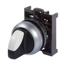 Comutador Knob Curto 2 Posições Preto/Branco 22,5mm - M22WK - Eaton