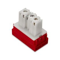 Tomada Embutir Fêmea Bipolar + Terra 10A 250V Vermelho IP44 868060VM Steck