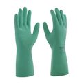 Luva Prot Química Nitrilica Verde Anti-Derrapante Tam 9/G