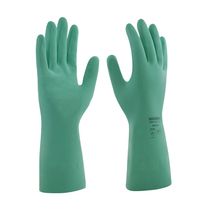 Luva Proteção Química Nitrílica Verde Antiderrapante Longo 485 AF15PA48550 Tamanho 9/G CA 32069 Mapa Mucambo
