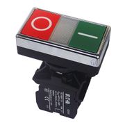 Frontal Botão Comando Iluminado Duplo Verde/Vermelho 22,5 Mm - M22DDLGRX1X0 - EATON