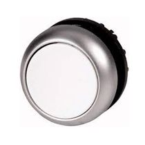 Frontal Botão Comando Iluminado Redondo Metálico Branco 22 Mm - M22DLW - EATON
