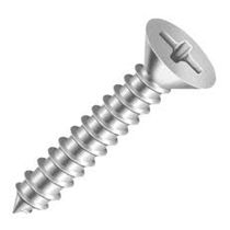 Parafuso Fenda Cruzada (Phillips) Chata 5,0 Mm 65,0 Mm Total Galvanizado Eletrolítico - 600481 - FISCHER