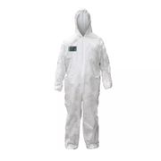 Macacão Polipropileno Branco Com Capuz Com Zíper G Steelgen VIC85111 G  BR DVS