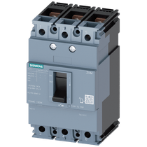 Disjuntor Caixa Moldada Tripolar Térmico/Magnético Fixos 380VCA 50A 55KA Sentron 3Vm11505Ed320Aa0 Siemens