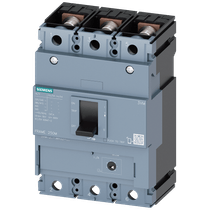 Disjuntor Caixa Moldada Tripolar Térmico/Magnético Fixos 380VCA 160A 55KA Sentron 3Vm12165Mh320Aa0 Siemens