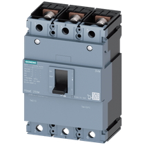 Disjuntor Caixa Moldada Tripolar Térmico/Magnético Fixos 380VCA 200A 55KA Sentron 3Vm12205Ed320Aa0 Siemens