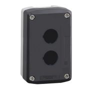 Botoeira Comando Vazia Plástico Cinza 2 Furos 22Mm XALD02 Schneider