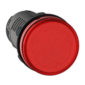 Sinaleiro Redondo Plástico Vermelho 22,0Mm 220V Led SLDS2201 Steck
