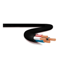 Cabo AFT 300V 70 Graus Celsius Polietileno 4x22awg Preto | Detalhe flexível do cabo