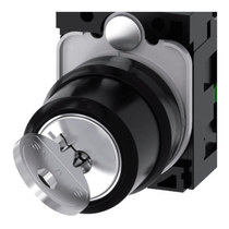 Comutador Chave 455 2 Posições Preto 22mm 1NA XB4BG61 Schneider