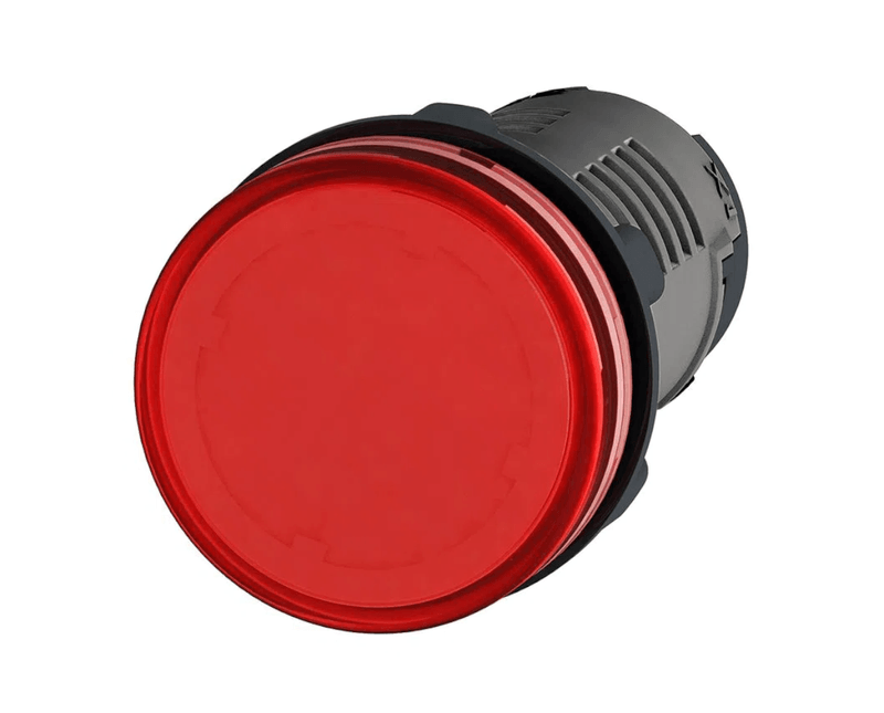 Sinaleiro Redondo Plástico Vermelho 22,0Mm 220V Led CEWSM1D23 WEG