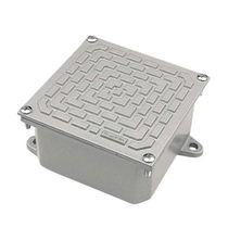 Caixa Passagem Sobrepor Alumínio Cinza 20x20x10Cm Ip-65 Cp-2020 56123003 Tramontina