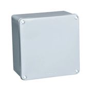 Caixa Passagem Poliamida Cinza 100x100x60mm IP-65 S107 Steck