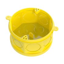 Caixa Passagem Embutir PVC Amarela 4x4" Tigreflex 33043155 Tigre