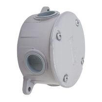 Caixa Passagem Alumínio Redonda Cinza 3/4" Bsp E007030020 Wetzel