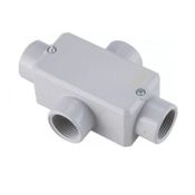 Condulete Alumínio X 1" BSP Cinza Com Tampa E002100040 Wetzel