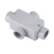 Condulete Alumínio X 1" BSP Cinza Com Tampa E002100040 Wetzel