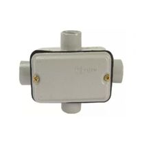 Condulete Alumínio X 2" BSP Cinza Com Tampa Com Vedação E002100070 Wetzel
