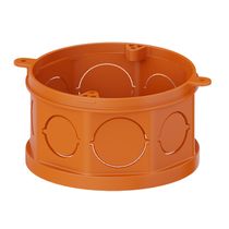 Caixa Passagem Embutir Pvc Laranja Fundo Móvel Duplo 4X4" Tigreflex 33043309 Tigre