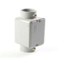 Condulete Alumínio C 2" Sem Rosca Cinza com Tampa E012020070 Wetzel