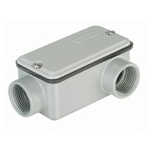 Condulete Alumínio LL 1/2" BSP Cinza Com Tampa Com Vedação E002050020 Wetzel