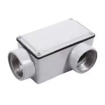 Condulete Alumínio LL 1" NPT Cinza Com Tampa Com Vedação E002052040 Wetzel