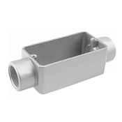 Condulete Alumínio C 1" BSP Cinza Sem Tampa Com Vedação E002020041 Wetzel