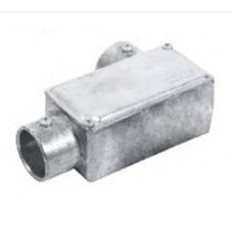 Condulete Alumínio LR 4" Sem Rosca Cinza Com Tampa Sem Vedação E012060110 Wetzel