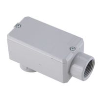 Condulete Alumínio LB 1.1/2" NPT Cinza Com Tampa Com Vedação E002042060 Wetzel