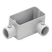 Condulete Alumínio LR 3/4" Sem Rosca Cinza Sem Tampa Sem Vedação LRSR151 Wetzel