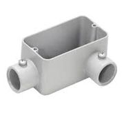 Condulete Alumínio LR 3/4" Sem Rosca Cinza Sem Tampa Sem Vedação LRSR151 Wetzel