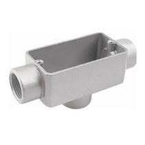 Condulete Alumínio TB 1" BSP Cinza Sem Tampa TB201 Wetzel