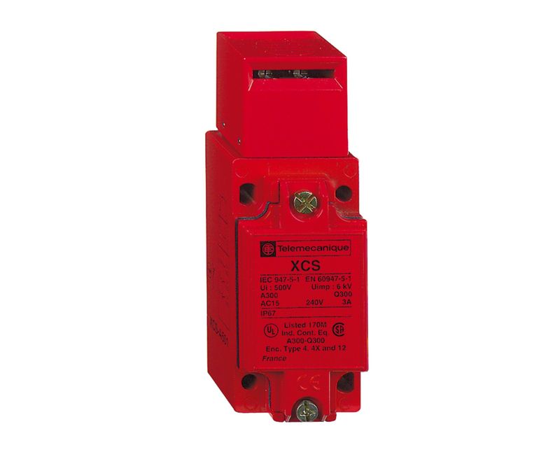 Chave Segurança Eletromecânica 10A 500V 1NA+2NF XCSA701 Schneider