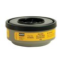 Filtro Cartucho Químico Vapores Orgânicos/Gases Ácidos | Produto em posição horizontal, região interna no topo