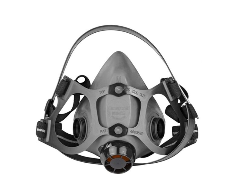 Respirador Reutilizável Semi Facial Silicone Grande Honeywell - Imagem vista de frente