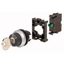 Botao Seletor Redondo Preto 22,5Mm Chave M22WRSK10 Eaton