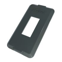 Tampa Não Metálica Condulete PVC Cinza 1 Posto VerticAlumínio 1/2"  3/4" TCPI01 Wetzel