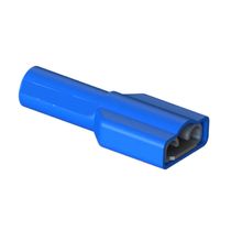 Terminal Elétrico Fêmea Isolamento Total 2,5mm2 Azul FET2,56 Intelli