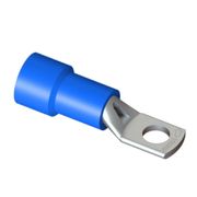 Terminal Elétrico Olhal Pré-Isolado 6mm 2,5mm2 Azul TP2,56 Intelli