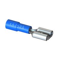 Terminal Elétrico Macho Pré-Isolado 1,5-2,5mm2 Azul MA2,56 Intelli