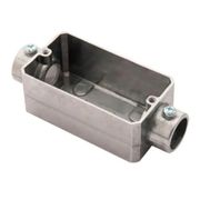 Condulete Alumínio C 1" Sem Rosca Cinza Sem Tampa Sem Vedação CSR201 Wetzel