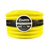 Eletroduto Duto Corrugado Flexível PVC Amarelo 1/2" 20mm  000101 Adtex